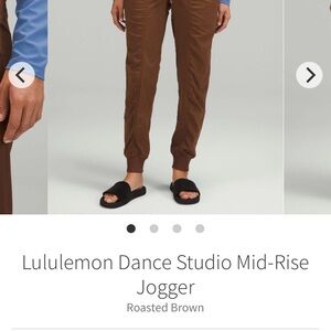 Lululemon $118 2022 studio joggers Roasted Brown XS 2